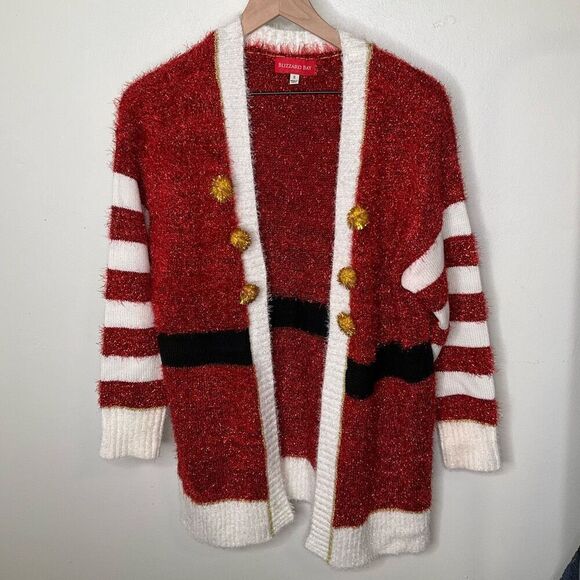 Blizzard Bay Christmas Nutcracker Cardigan - Picture 1 of 6